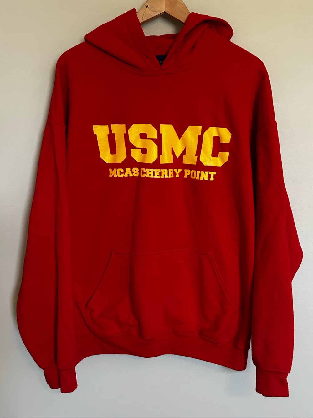 USMC MCAS Cherry Point Hoodie Hooded Sweatshirt Size XL